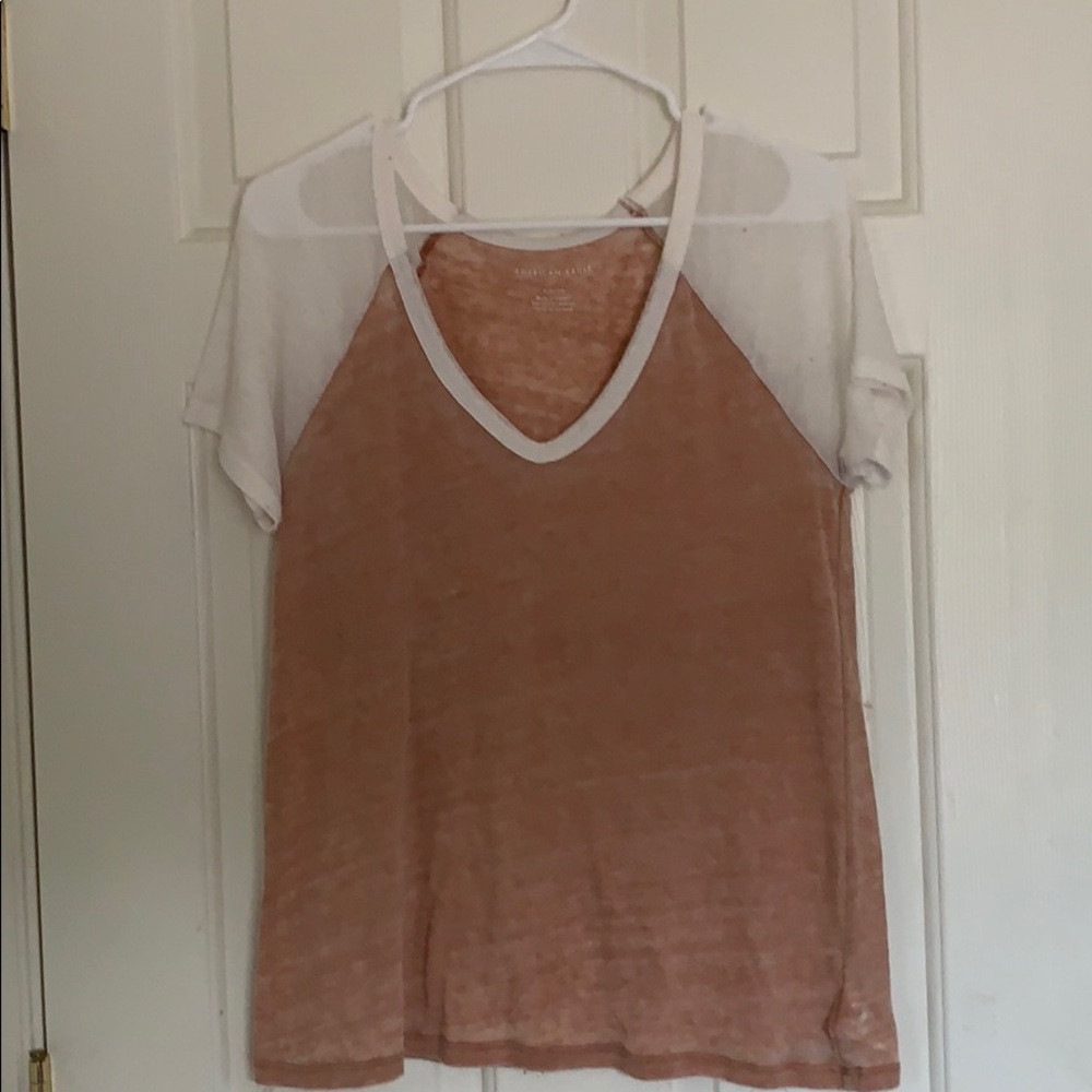 American Eagle V Neck Tee